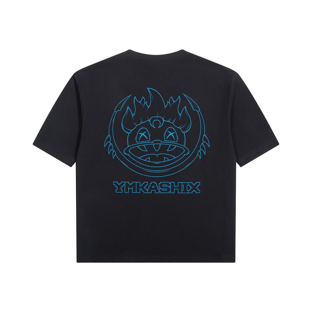 Футболка Ymkashix 8-bit outline черная
