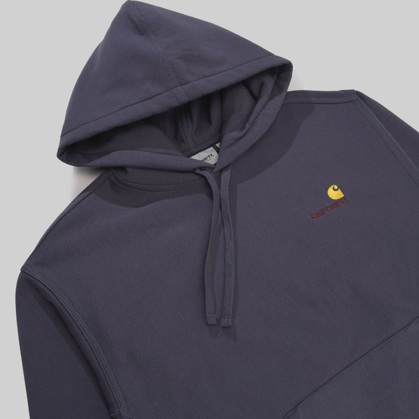 Толстовка мужская Carhartt WIP Hooded American Script артикул:I028279_zeus - купить в магазине Дайс