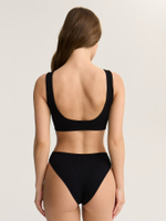 Купальные трусы бикини с высокой посадкой