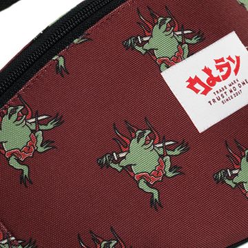 Поясная сумка OLDY. Жаба. Красный