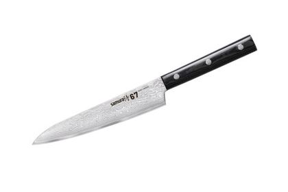 Нож кухонный универсальный 15см Samura 67 Damascus