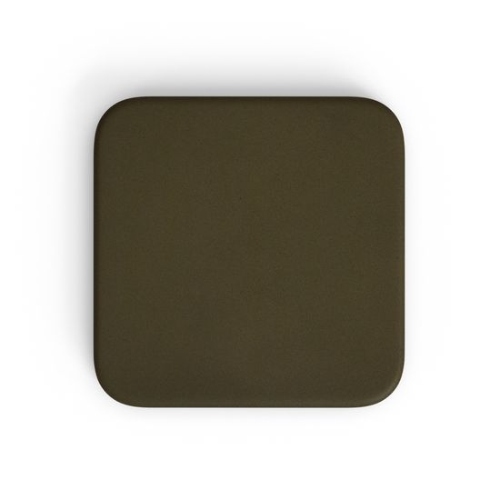 Уличный стол Esilda зеленый из цемента и стали 70х70 см