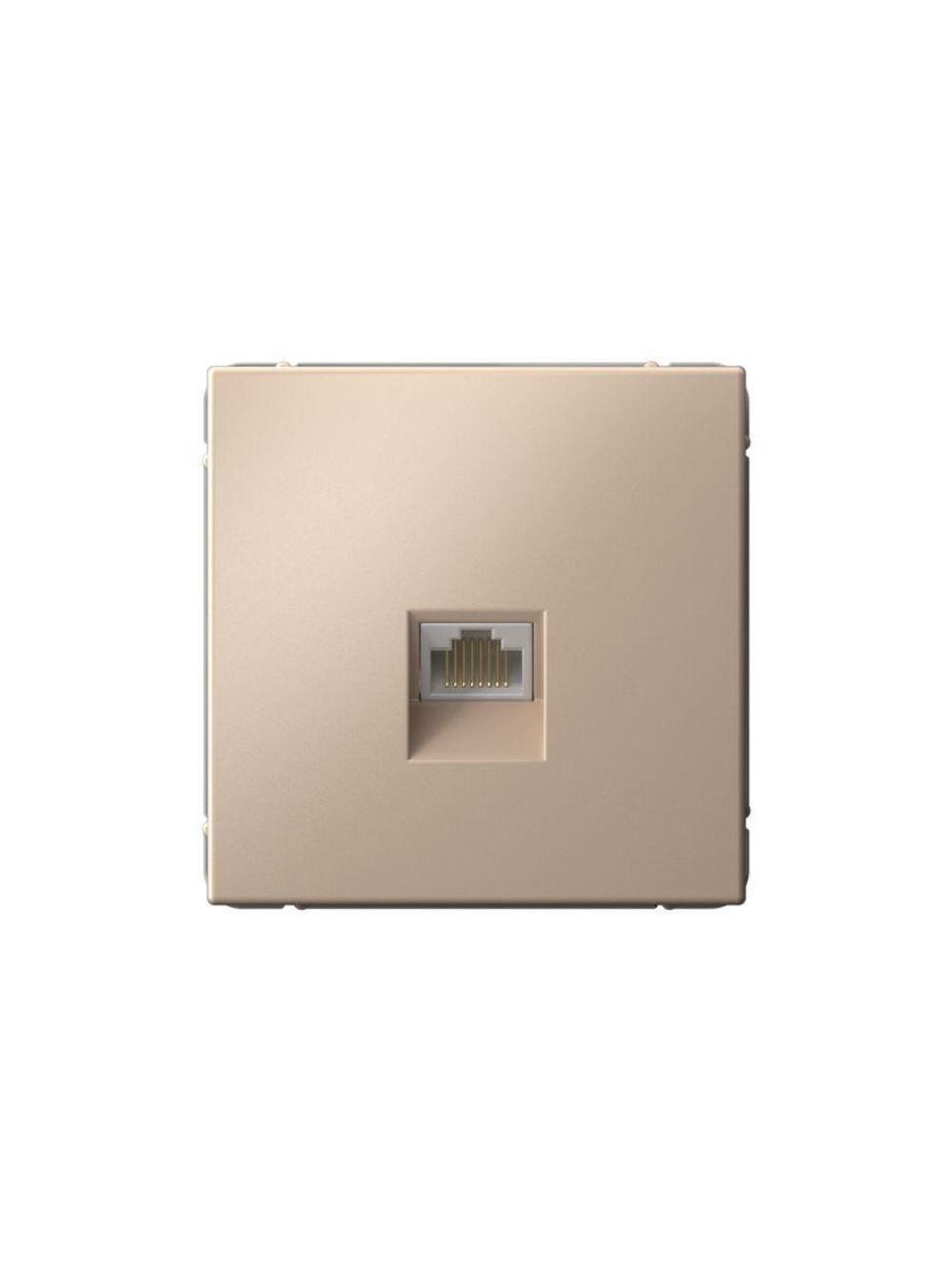 Розетка компьютерная ArtGallery RJ45 кат.6A механизм песочн. SE GAL001286