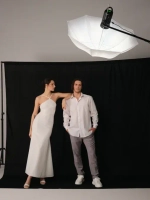 Фон муслиновый Raylab RL-BC01 3*6м черный