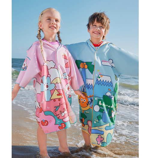 Накидка с капюшоном "Lemonkid", лавандовая