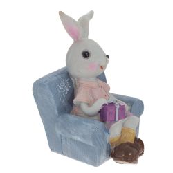 GAEM Фигурка декоративная "Заяц", L9 W9 H13 см, 2в.