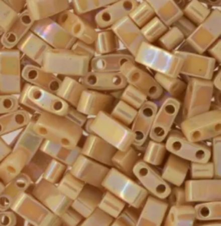 Miyuki Half Tila Beads Opaque Pear AB HTL0488