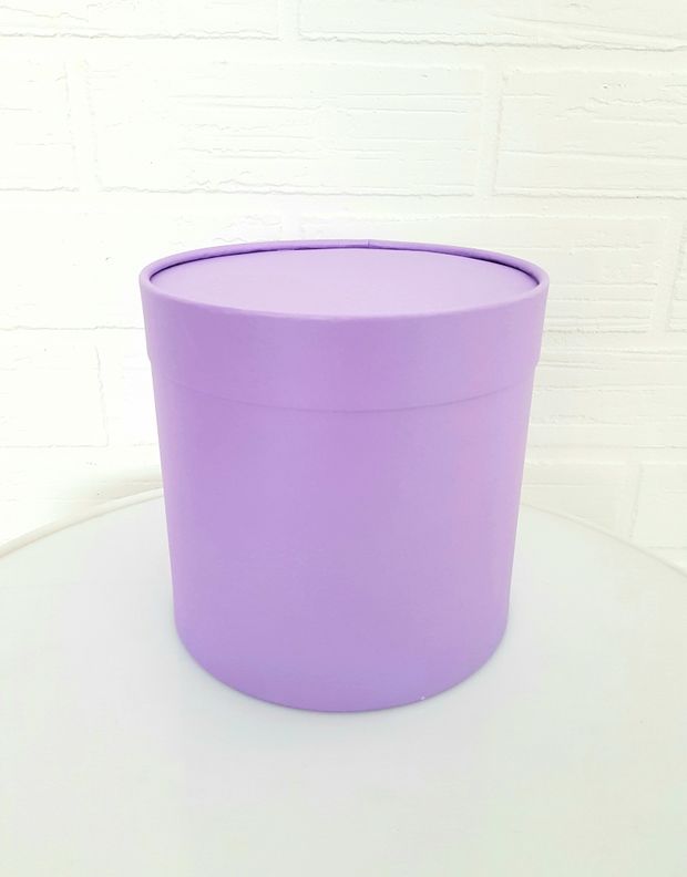 Коробка для цветов (цвет аметист)