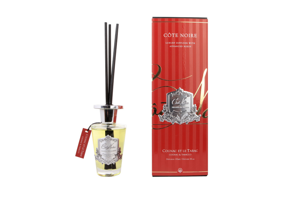 Диффузор с серебряным декором Cote Noire Cognac Et Le Tabac