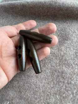 Пуговицы бочонки большие деревянные 50мм