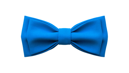 Однотонный галстук - бабочка (синий)