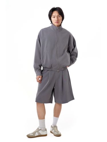 Серые классические шорты-бермуды Votus с защипами