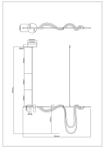 Подвесная люстра Arte Lamp KLIMT A2850SP-45PB