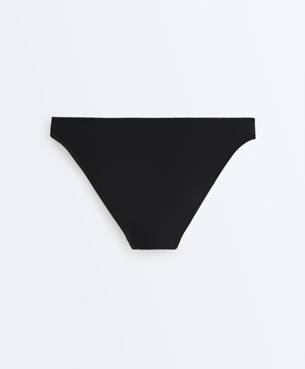 OYSHO Классические бикини-трусики из пике, черный