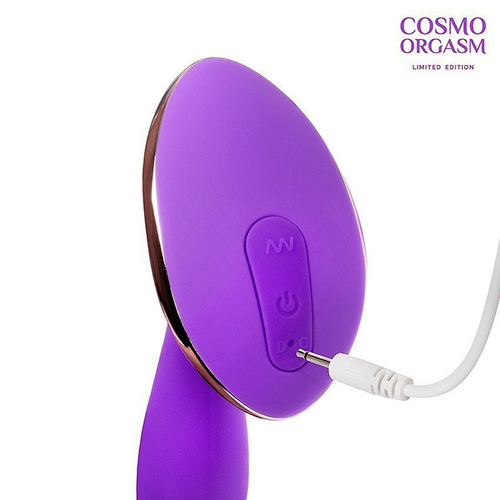 Фиолетовый вибромассажер 15,5см Bior Toys Cosmo Orgasm CSM-23161