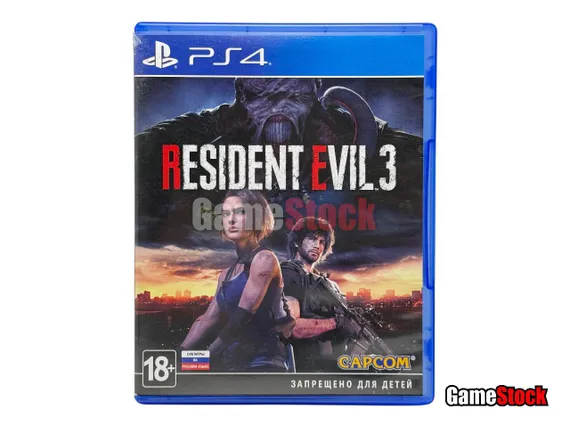 PS4 Resident Evil 3 Remake (Б/У, Русские субтитры, CUSA-14278)