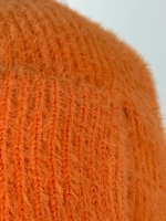 шапка ушанка осенняя-зимняя вязаная с ушками