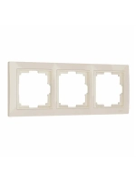 Рамка 3-я Snabb basic слоновая кость W0032003