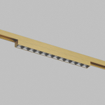 DK5971-SB Светильник трековый SHINE GRILL ZigBee, 48В, 10Вт, 2700-6000K, IP20, сатин. латунь, алюминий