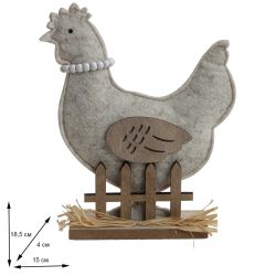 GAEM Фигурка декоративная "Курица", L15 W4 H18,5 см