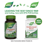 Nature's Way, корень желтокорня, 100 веганских капсул (333 мг в 1 капсуле)