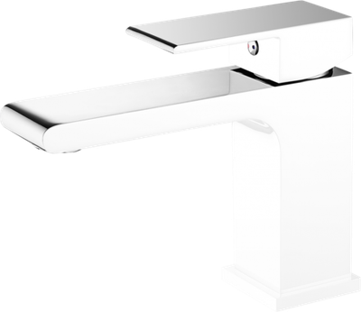 28011-F Смеситель для умыв. (БЕЛЫЙ) "GANZER"  (10/1шт)