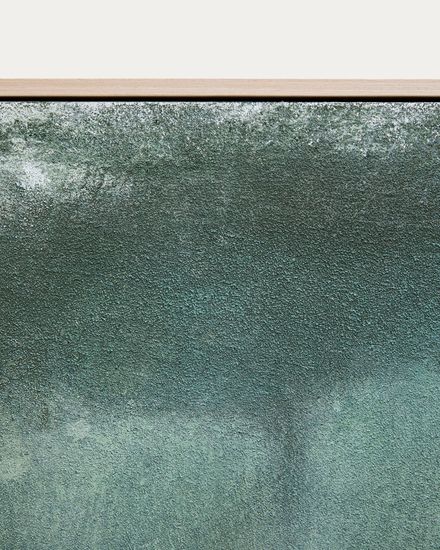 Абстрактная картина Selnar зеленая 182 x 47 см