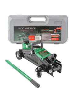 Домкрат подкатной гидравлический 2 т (h min 135мм, h max 320мм) в кейсе RockForce##Rock FORCE RF-TA82007 (кейс)