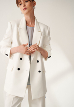 Жакет двубортный мужского кроя