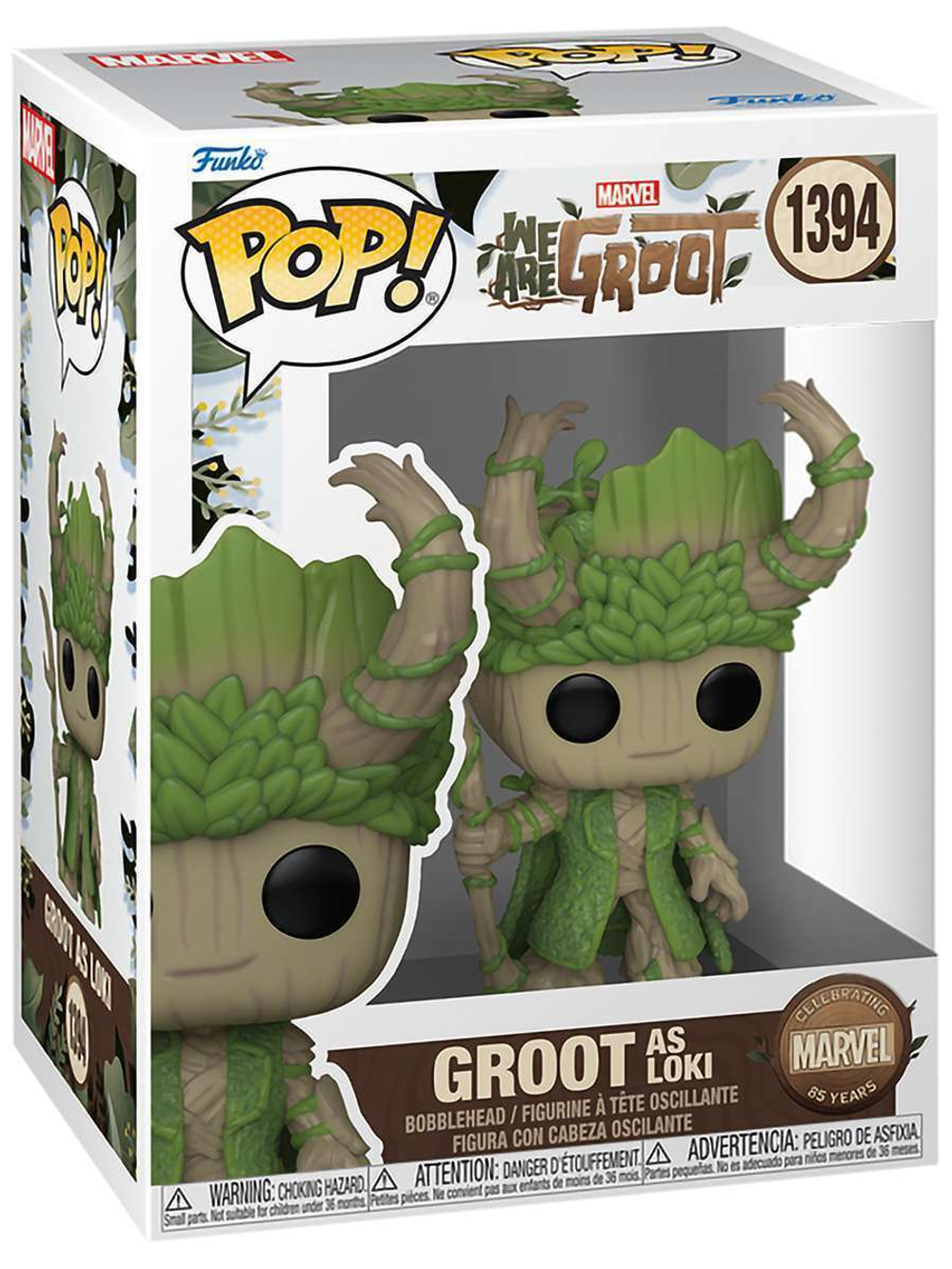Фигурка Funko POP! Bobble Marvel We Are Groot Groot as Loki (1394) 79517