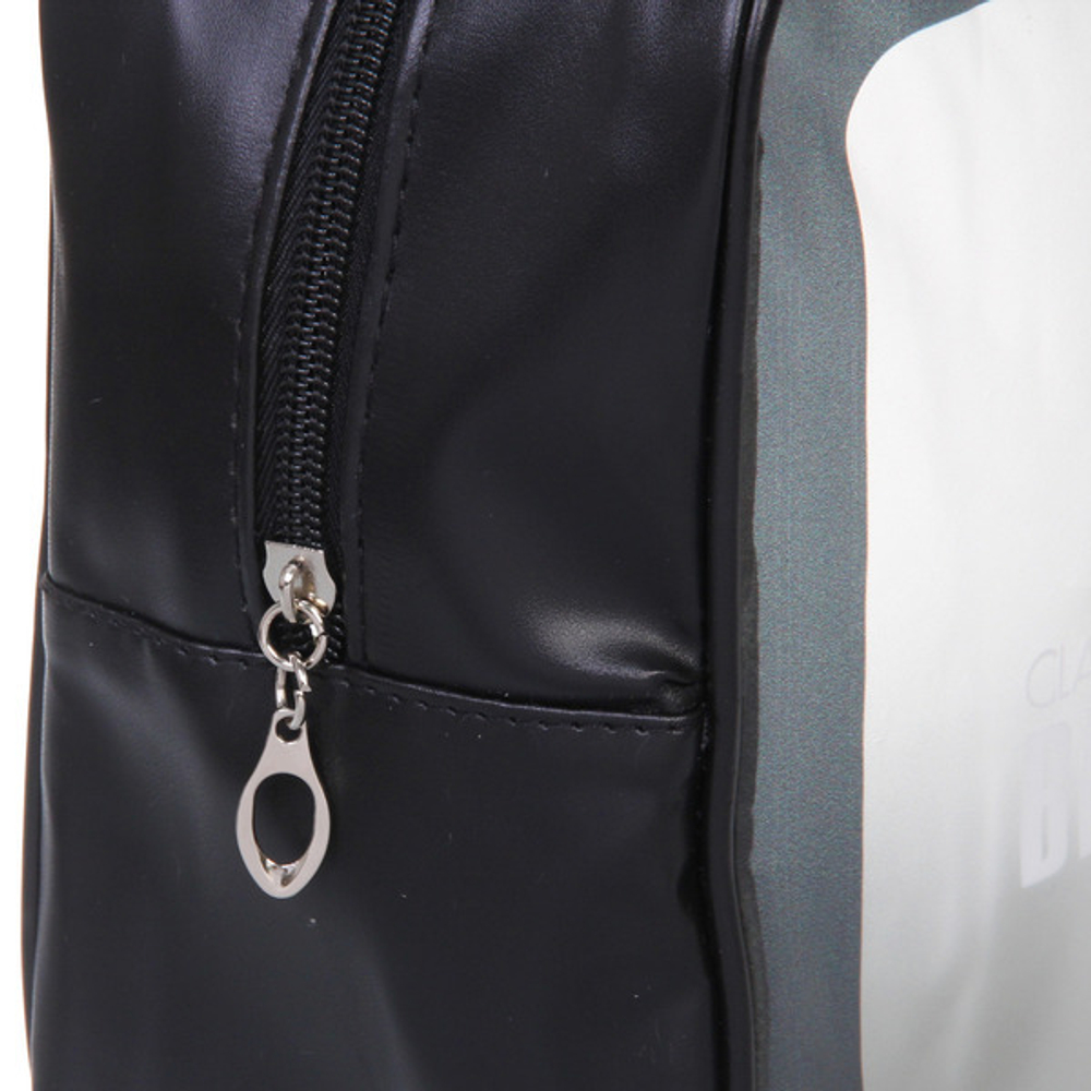 Косметичка прозрачная «MALINKA SHOP», девушка, цвет чернильная ночь, 30*21*10см