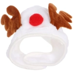 Шапка для собак и кошек «Милый Рудольф», цвет как на фото, р S (от 2 до 8кг)