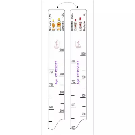 Линейка барная «Бифитер» 0.75, 1л, «Гордонс» 0.75, 1л