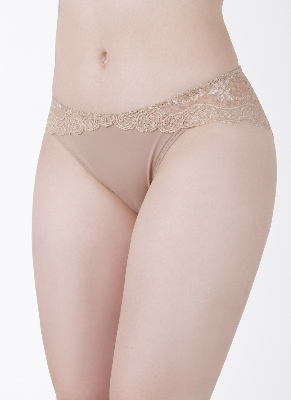 Оригинальные кружевные трусики-слипы Snejanna (Размер: 38) (Цвет: красный)