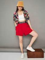 Шорты Toccotwo Пляжные Красные