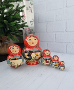 Матрёшка "с курочкой" пузо малая 5мест