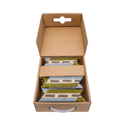 РЕЕЧНЫЕ ГВОЗДИ ДЛЯ НЕЙЛЕРА ЕРШЕНЫЕ ГАЛЬВАНИЗИРОВАННЫЕ 15 МКМ TOUA D34 50/63/75/90 мм