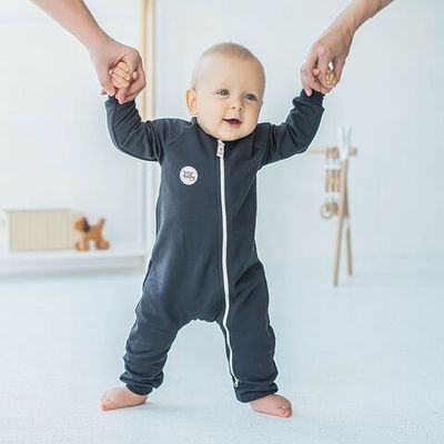 Jumpsuit without hood 3-18 months - Graphite