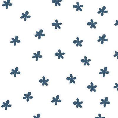 синие цветочки