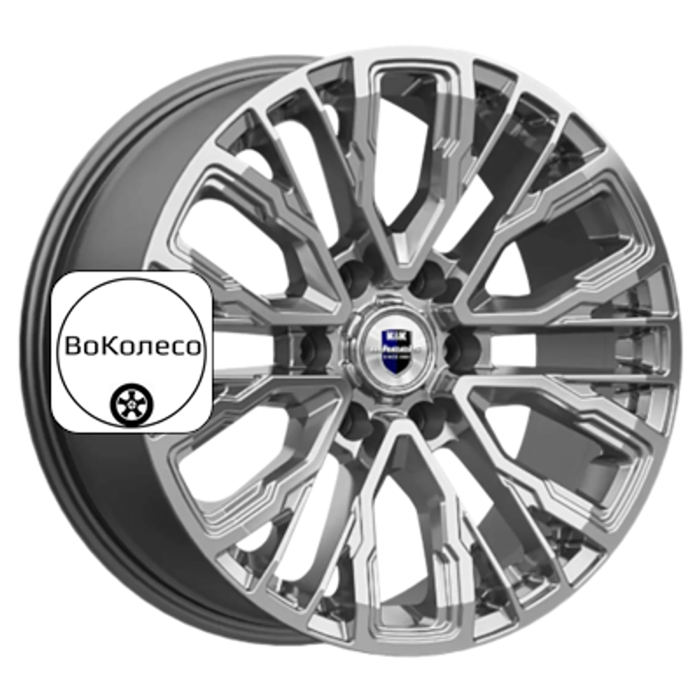 8,5x19/6x139,7 ET30 D106,1 Кортес (КС1102) Дарк платинум K&K