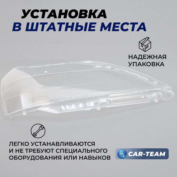 Стекла фар (поликарбонат) Лада Ларгус (лев., прав.)