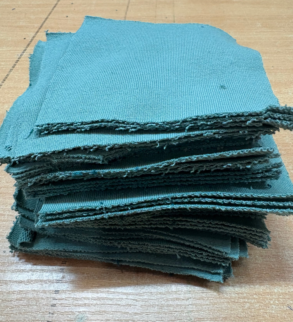 Для рукоделия / ткань футер петля /100% Хб/шалфей