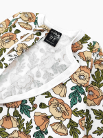 Утеплённый комбинезон с закрытой ножкой Mjölk Sleep and Play Маки NEW, уценка