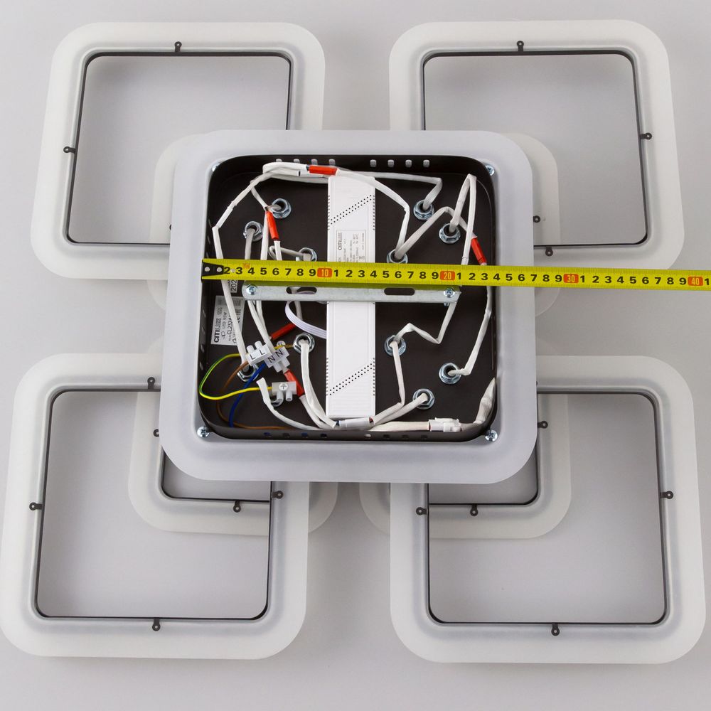 Citilux Марсель Смарт CL232A185E RGB Умная люстра Чёрная