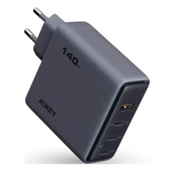 Сетевое зарядное устройство Aukey сетевое зарядное устройство Comet Mix 140W 3C+A Gray (AWC-PA-C6G)