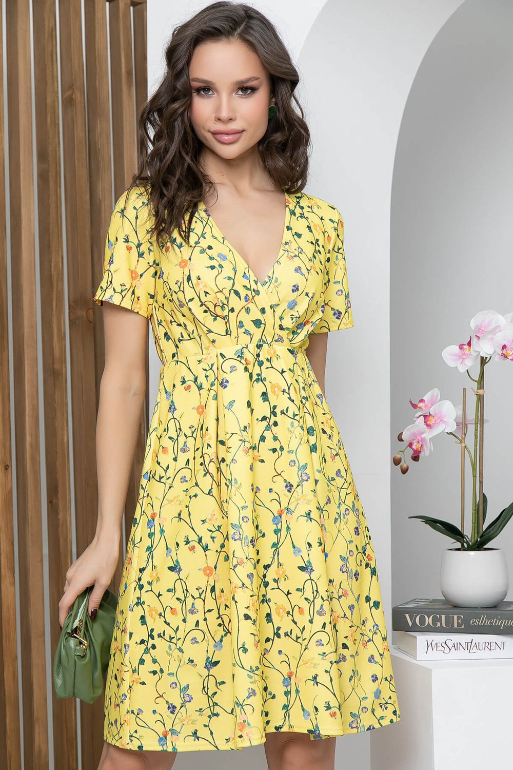 Платье "Жизель" (желтое) П5648 LT Collection