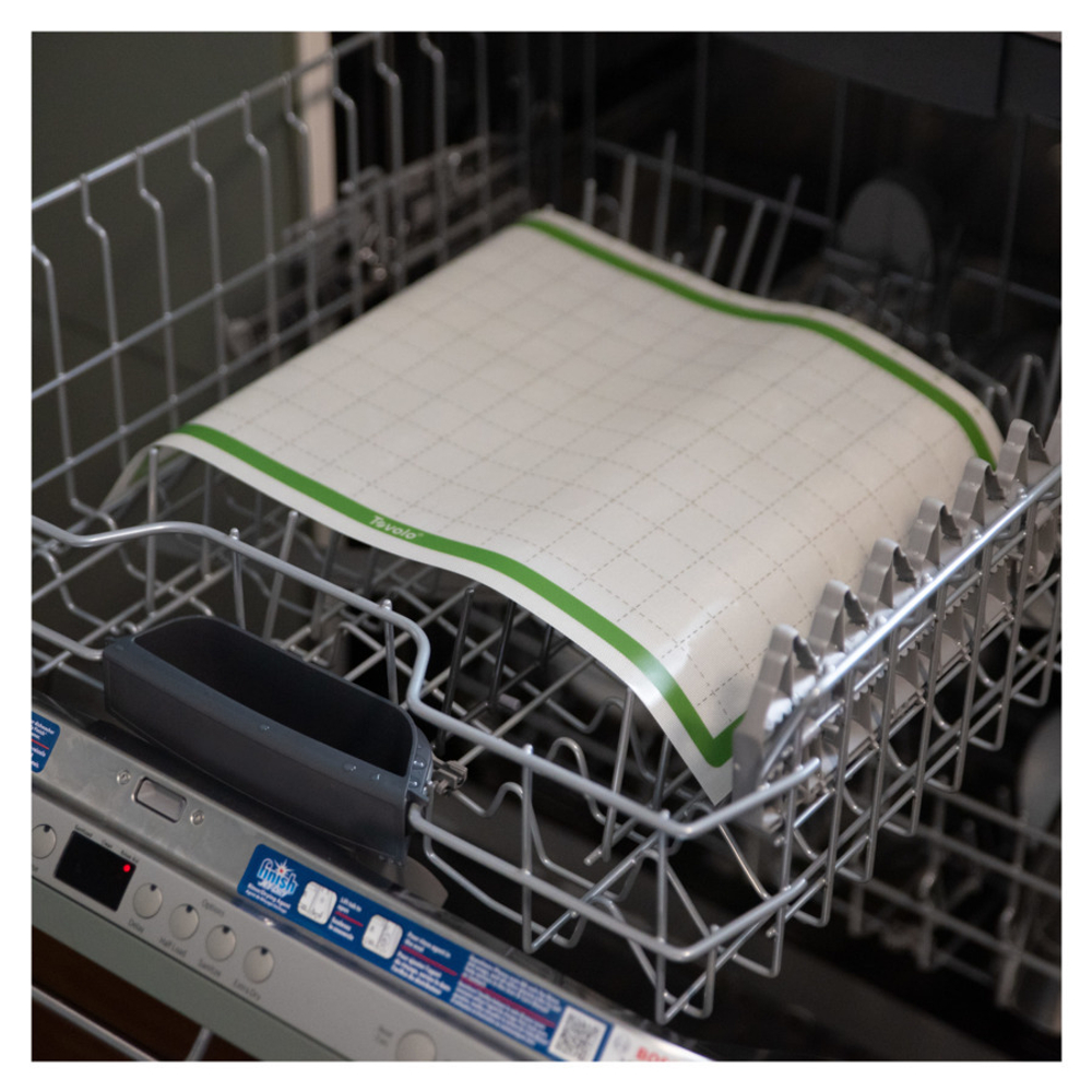 Коврик для выпечки 42х29см Tovolo разлинованный зеленый