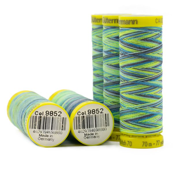 Нитки отделочные Gutermann Deco Stitch multicolor 70 (70 метров), 5 кат. | 9852