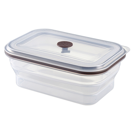 Контейнер для хранения складной 900мл Smart Solutions Silikobox темно-сливовый