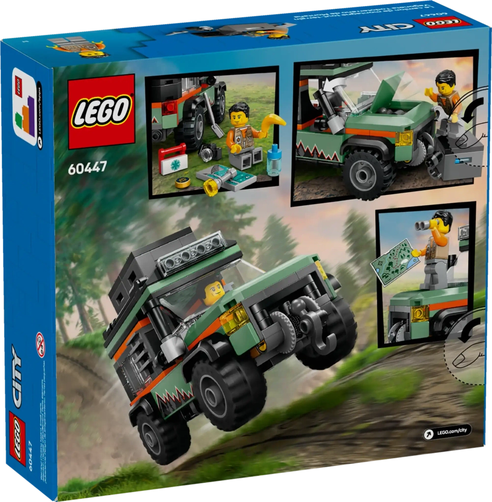 Конструктор LEGO City 60447 Горный грузовик для бездорожья 4x4